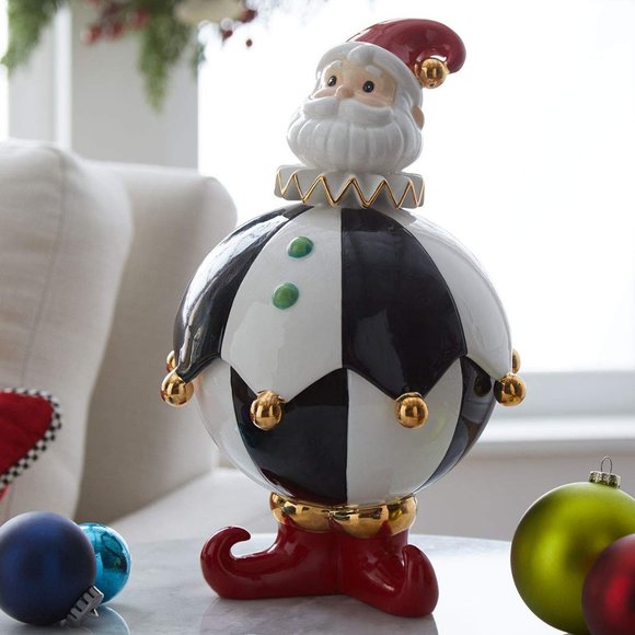 MacKenzie-Childs Other - Mackenzie-Childs-Santa Lidded Serving Dish
